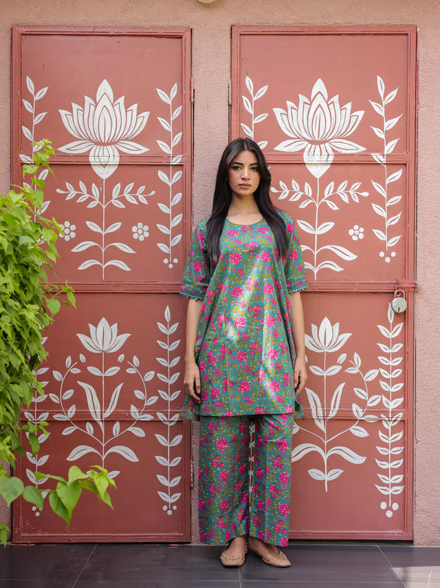 Misha Sage Pure Cotton Co-ord Set