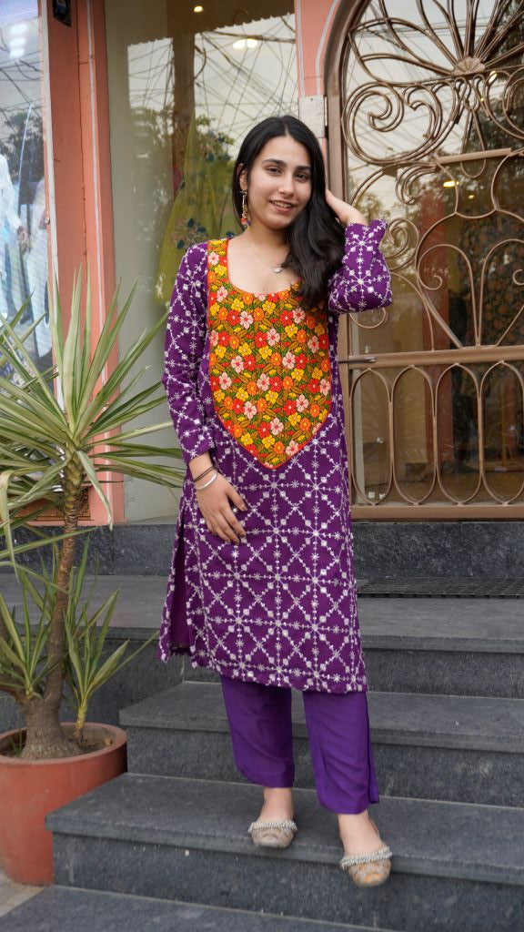 Haseen Purple Co-Ord Set