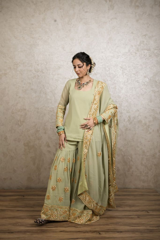 Afroz Pista Sharara Set