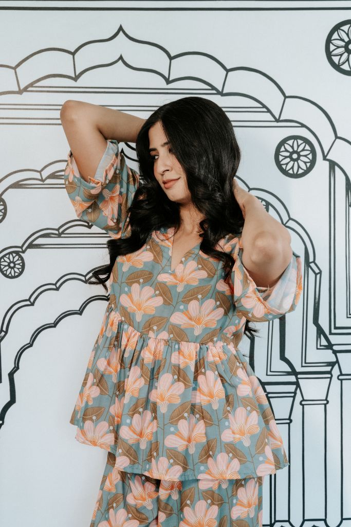 Gifa Sky Blue Co-Ord Set