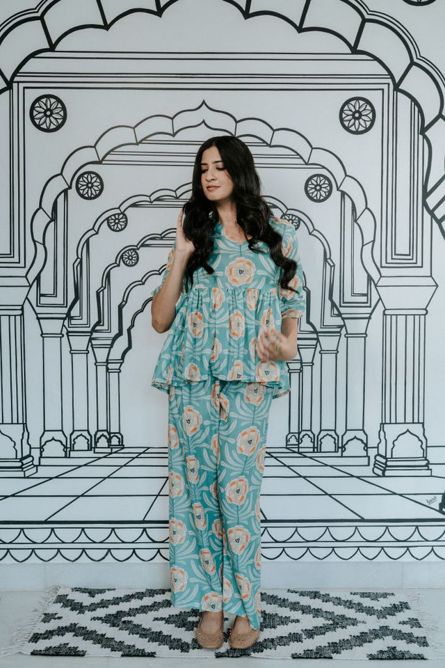 Gifa Baby Blue Co-Ord Set