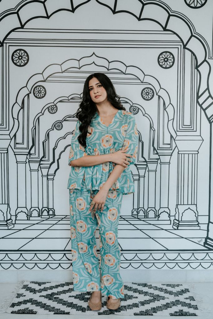 Gifa Baby Blue Co-Ord Set