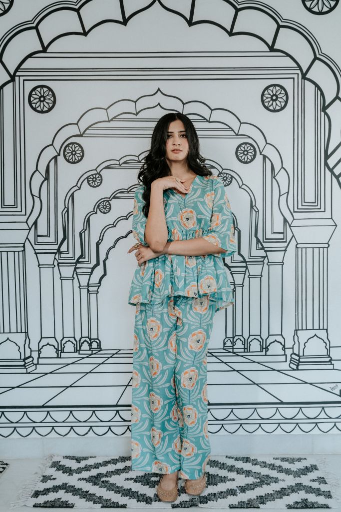 Gifa Baby Blue Co-Ord Set