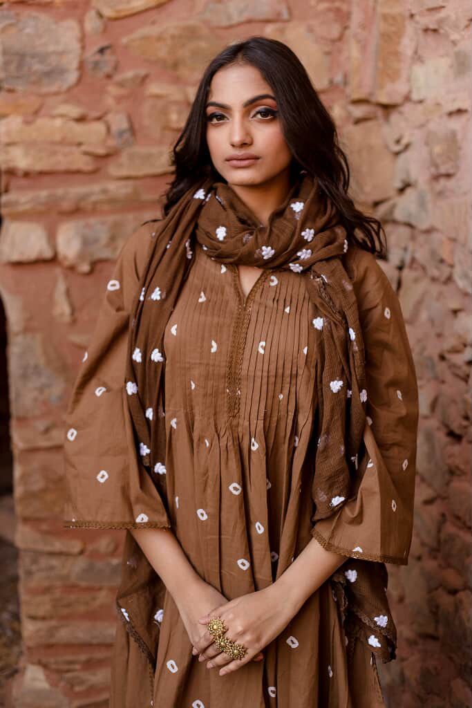 Ada Brown kurta set