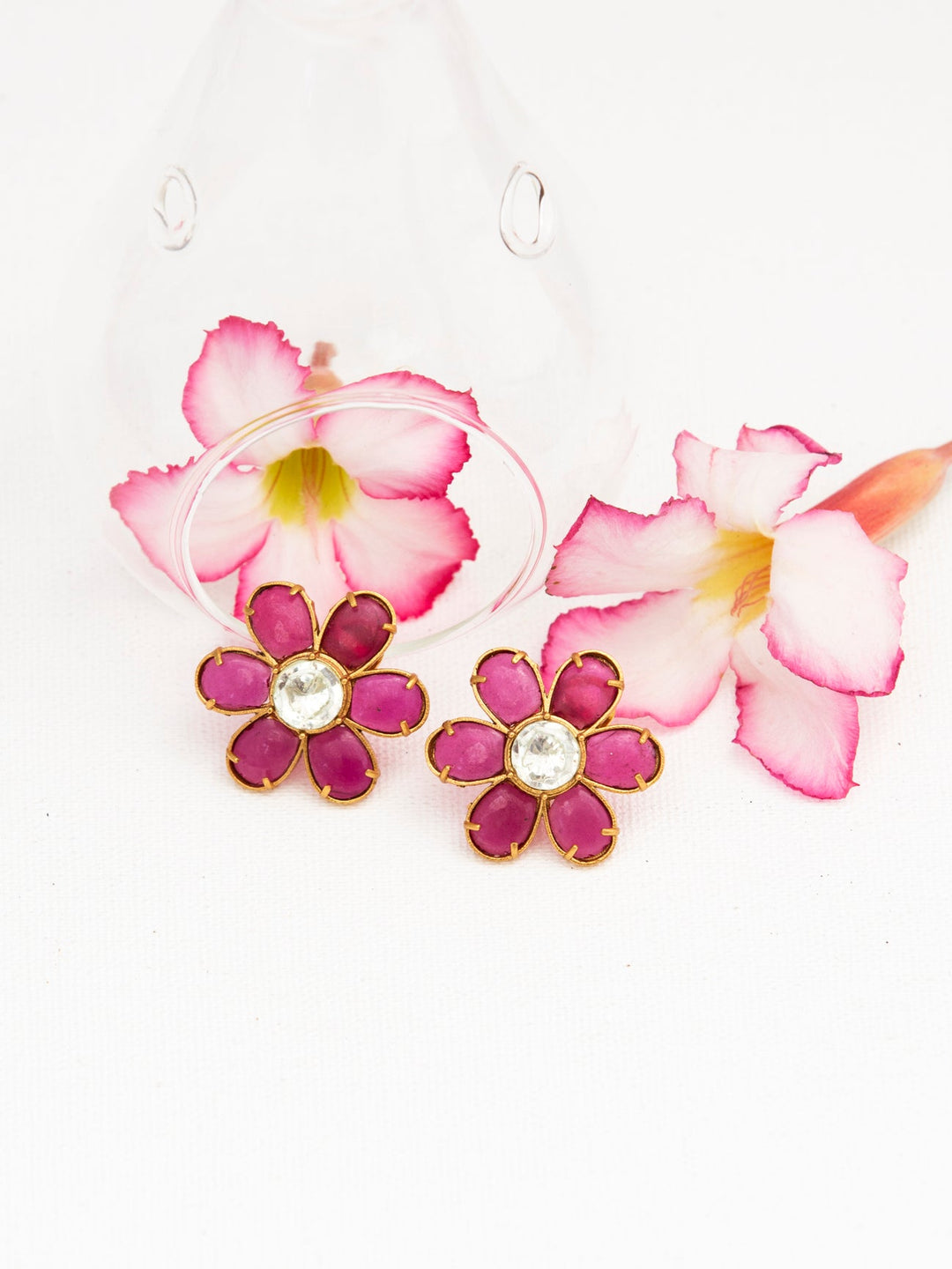 AARNA RUBY EARRINGS SET Gulabo Jaipur