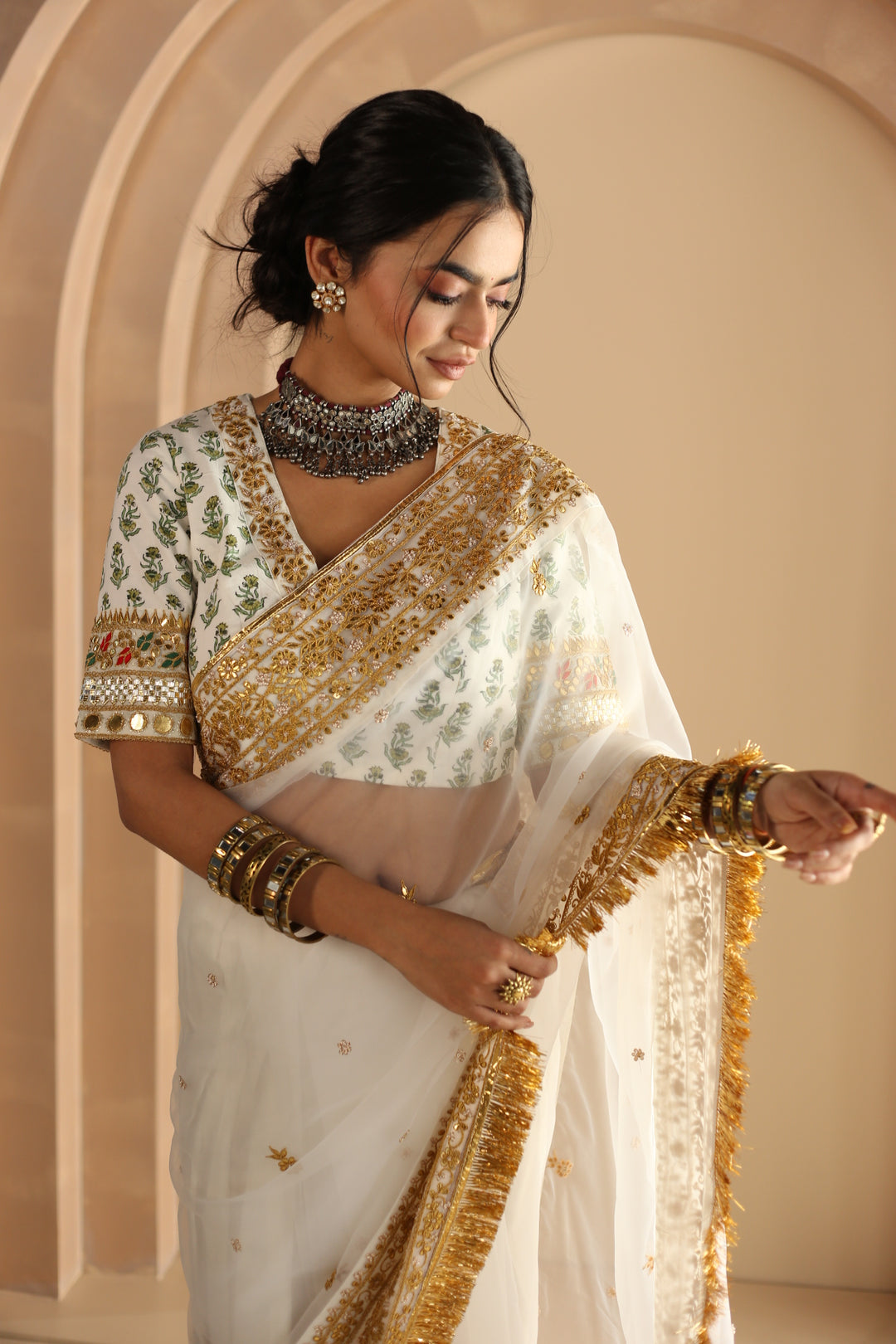 Gulnoor Organza Saree
