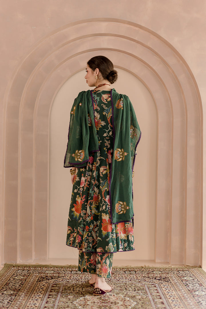 Shaila Green Anarkali Set