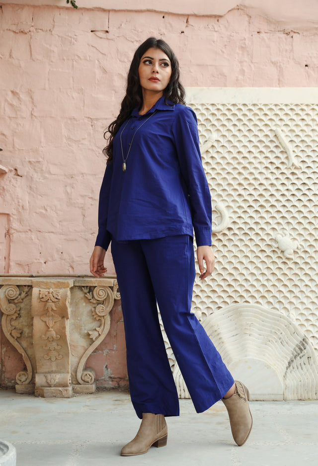 Nia Blue Co-Ord Set