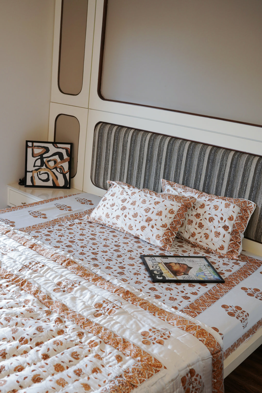 YELLOW MARIGOLD BEDSHEET SET