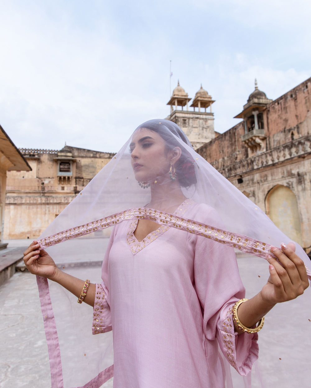 UMRAO PINK SET Gulabo Jaipur