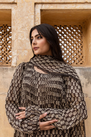 Abaya Black Kurta Set 6