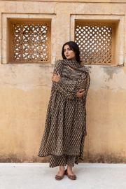 Abaya Black Kurta Set 5