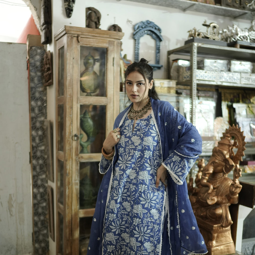 Amil Blue Straight Set