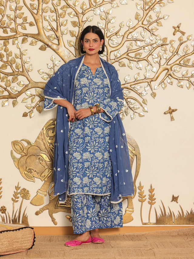 Amil Blue Straight Set