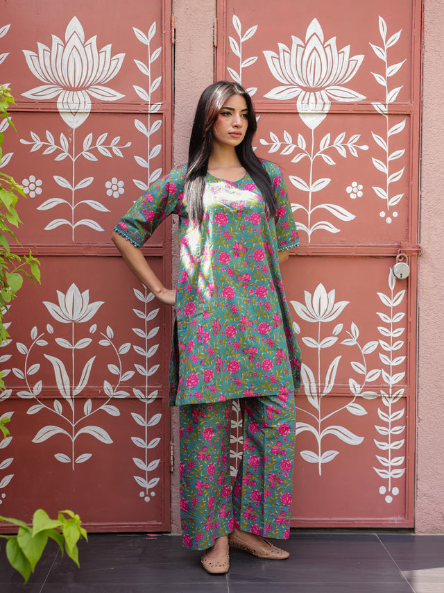 Misha Sage Pure Cotton Co-ord Set