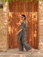 Misha Emerald Pure Cotton Co-ord Set 3