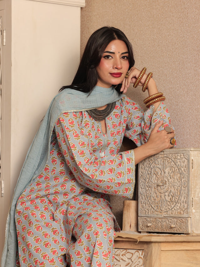 Amisha Light Blue Kurta Set