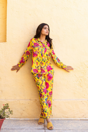 Candy Yellow Muslin Co-Ord Set Gulabo Jaipur