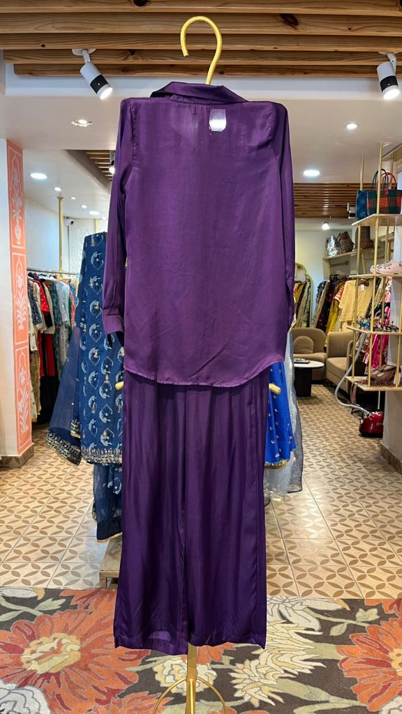Selena Purple Co-ord set Gulabo Jaipur