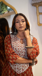 Shaami Red Co-Ord Set 2