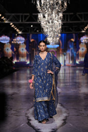 Nazia Blue Sharara Set 2