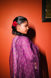 Fazia Purple Sharara Set 3