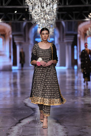 Dua Black Anarkali Set 3