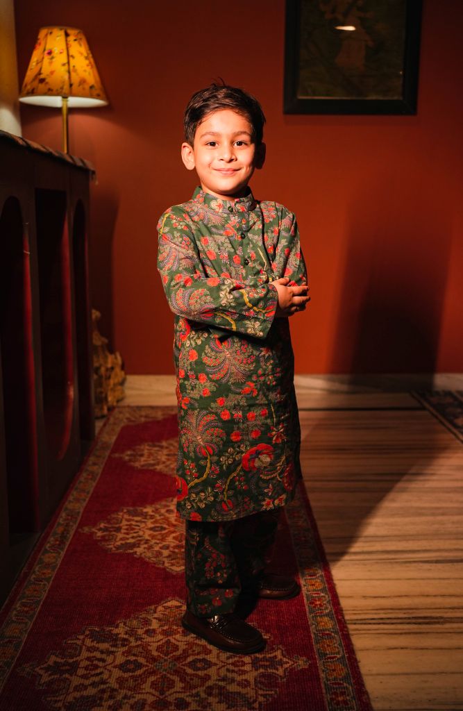 Sasha Green Kurta Pant Set Gulabo Jaipur