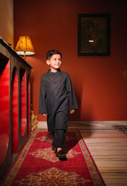 Sasha Black Kurta Pant Set 3