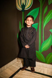 Sasha Black Kurta Pant Set 2