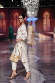 Jamila White Kaftan Set 2