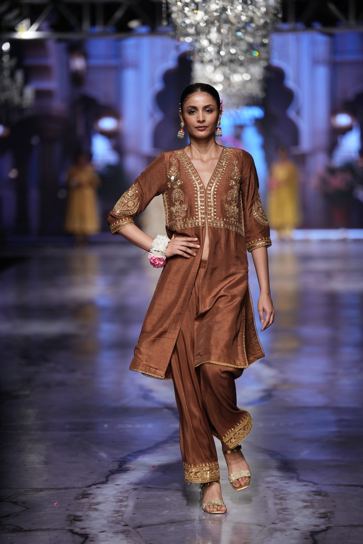 Chahat Brown Co-ord Set Gulabo Jaipur