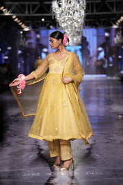 Sunhari Mustard Anarkali Set 2