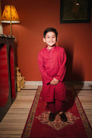 Sasha Red Kurta Pant Set Gulabo Jaipur