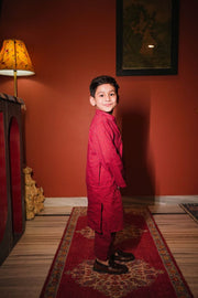 Sasha Red Kurta Pant Set Gulabo Jaipur