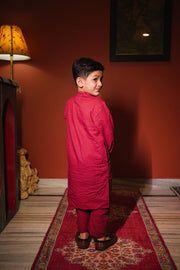 Sasha Red Kurta Pant Set Gulabo Jaipur
