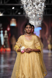 Shabana Golden Anarkali Set 2