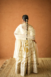 Mashoor Ivory Lehenga Set 4