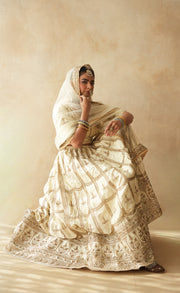 Mashoor Ivory Lehenga Set 5