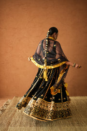 Devika Black Lehenga Set Gulabo Jaipur