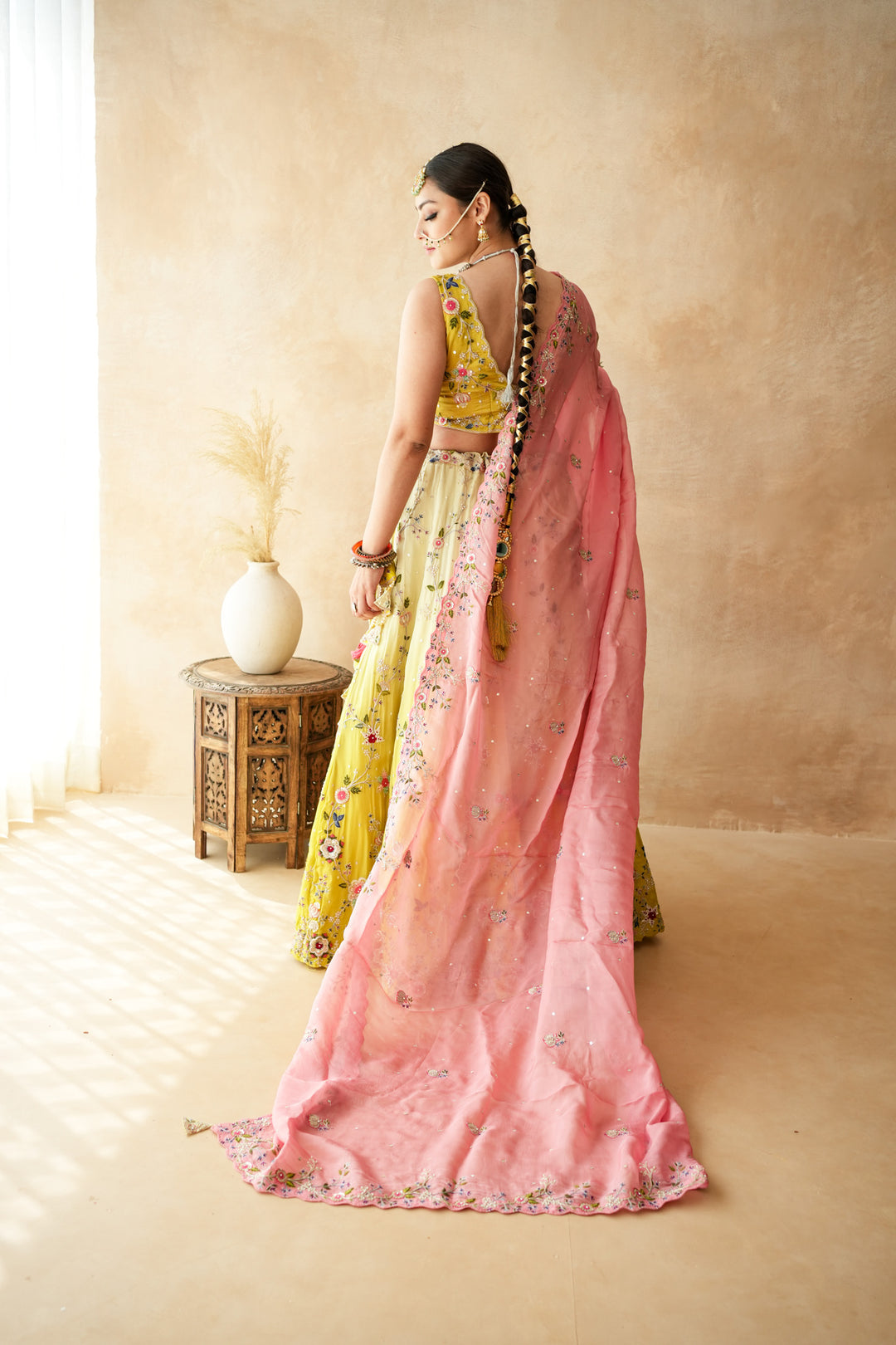 Aishwarya Pista Lehenga Set