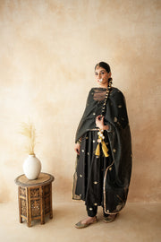 Chandani Black Anarkali Set Gulabo Jaipur