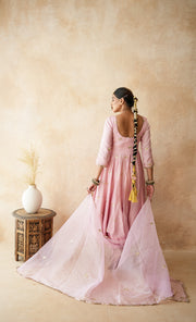 Chanani Pink Anarkali Set 3