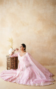 Chanani Pink Anarkali Set 4