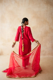 Tara Red Straight Set Gulabo Jaipur