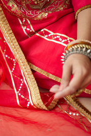 Tara Red Straight Set Gulabo Jaipur