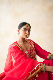 Tara Red Straight Set Gulabo Jaipur