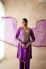 Tara Purple Straight Set 3