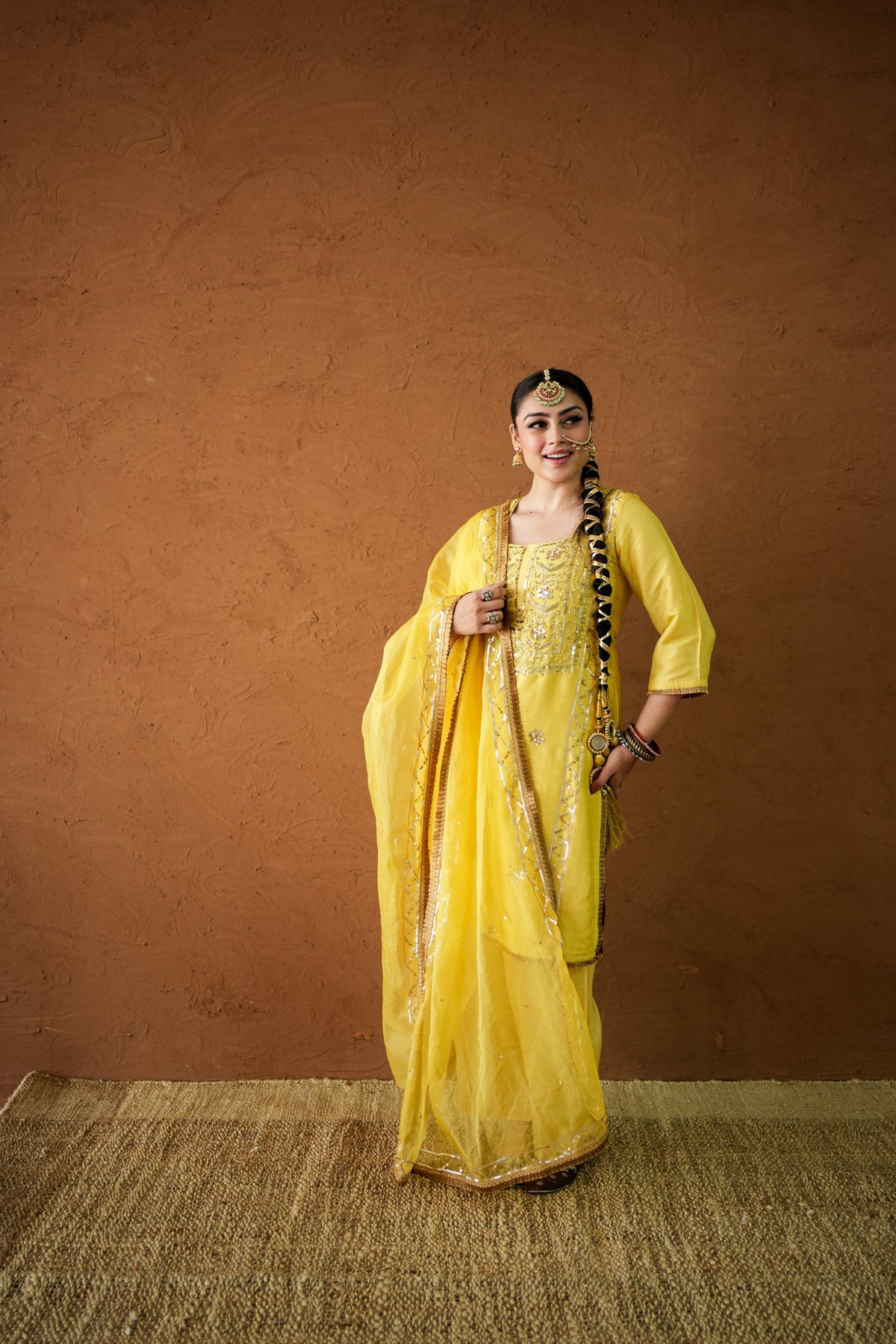 Tara Yellow Straight Set Gulabo Jaipur