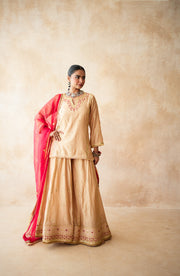 Neena Golden Sharara Set 2